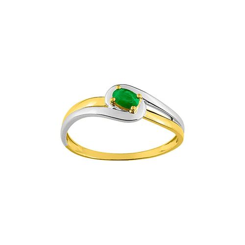Bague Femme - Emeraude - Or 18 Carats