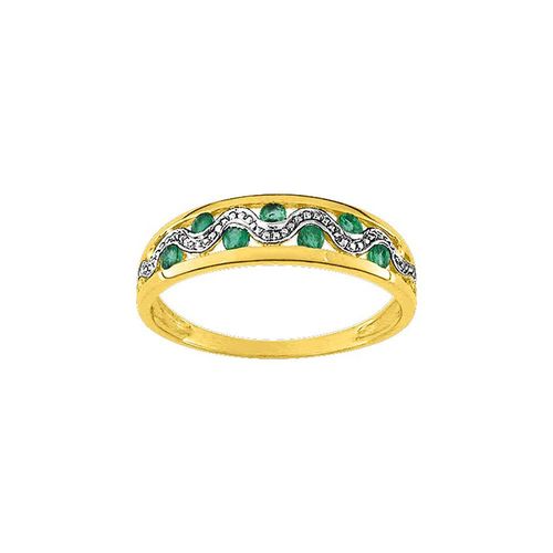 Bague Femme - Emeraude - Or 18 Carats