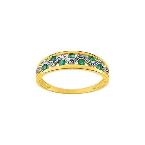 Bague Femme - Emeraude - Or 18 Carats