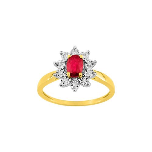 Bague Femme - Rubis - Or 18 Carats