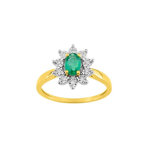 Bague Femme - Emeraude - Or 18 Carats