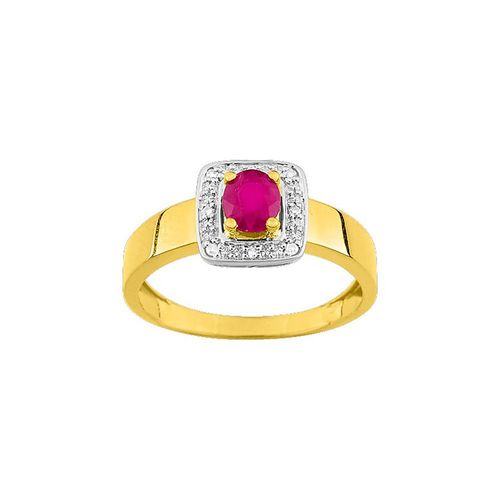 Bague Femme - Rubis - Or 18 Carats