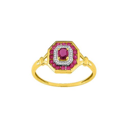 Bague Femme - Rubis - Or 18 Carats