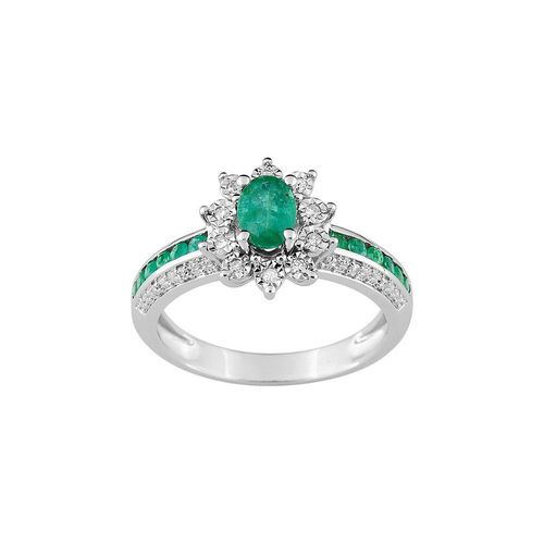 Bague Femme - Emeraude - Or 18 Carats