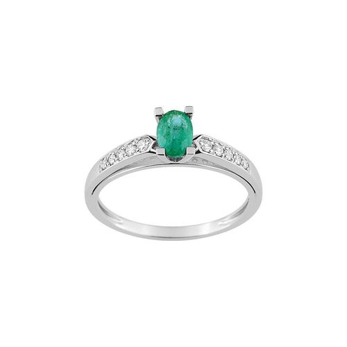 Bague Femme - Emeraude - Or 18 Carats