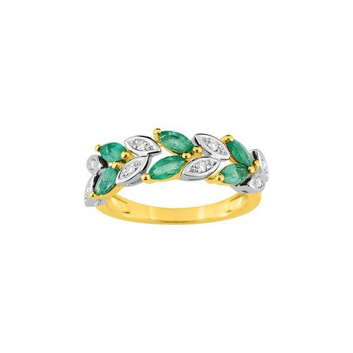 Bague Femme - Emeraude - Or 18 Carats