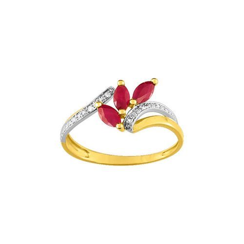 Bague Femme - Rubis - Or 18 Carats
