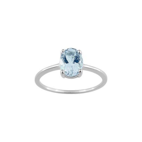 Bague Femme - Aigue Marine - Or 18 Carats