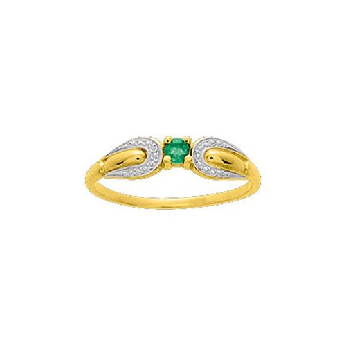 Bague Femme - Émeraude - Or 18 Carats