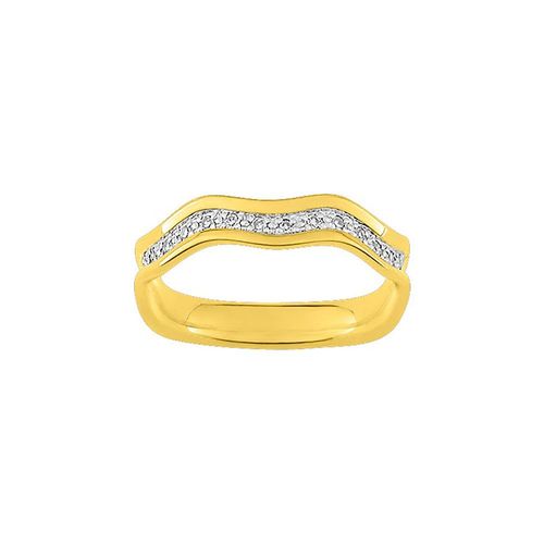Bague Femme - Or 18 Carats - Diamant 0.08 Carats