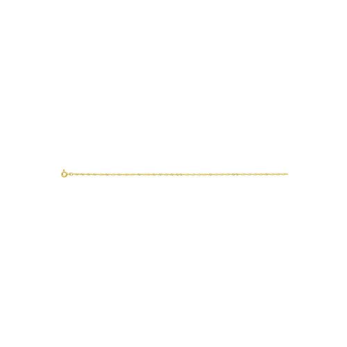 Chaîne Femme - Maille Singapour - Or 18 Carats - Longueur 45 Cm - Largeur 1.7 Mm
