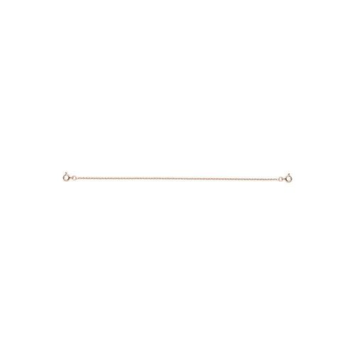 Chaîne Femme 40 Cm - Maille Forçat Rond - Or Rose 18 Carats - Largeur 1.64 Mm