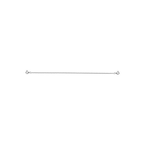 Chaîne Femme 40 Cm - Maille Forçat Rond - Or Blanc 18 Carats - Largeur 1.64 Mm