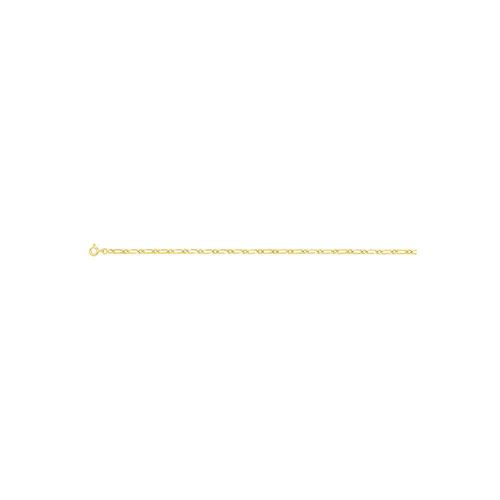 Chaîne Mixte - Or 18 Carats - Longueur : 18 Cm