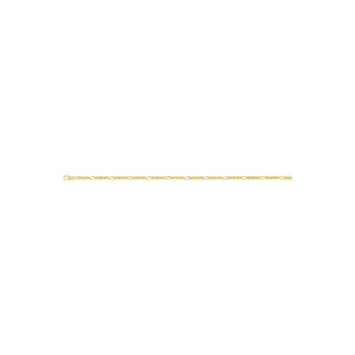 Chaîne Mixte - Or 18 Carats - Longueur : 18 Cm
