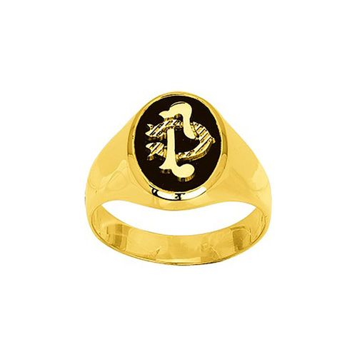 Chevalière Homme - Onyx - Or 18 Carats