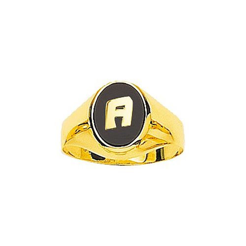 Chevalière Homme - Onyx - Or 18 Carats