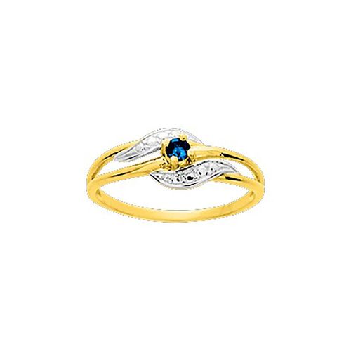 Bague Femme - Saphir - Or 9 Carats