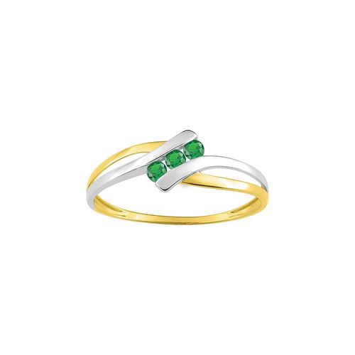 Bague Femme - Emeraude - Or 9 Carats