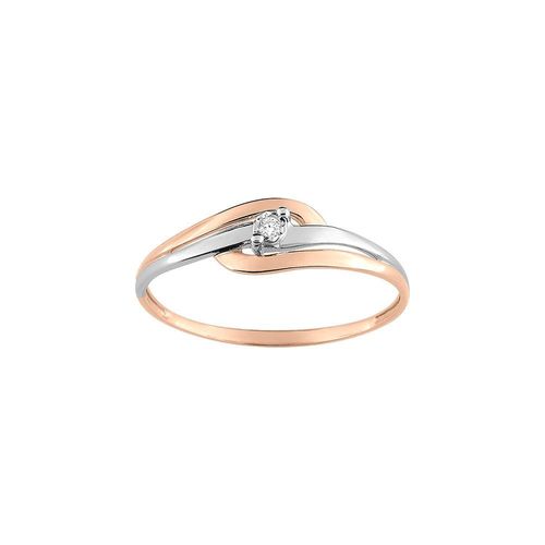 Bague Femme - Or 9 Carats - Diamant 0,01 Carats