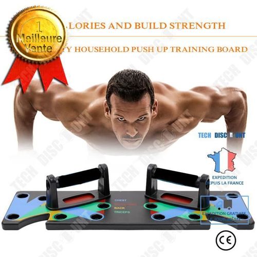 Td® 1 Set Push Up Rack Board 9 En 1 Body Building Fitness Exercise Tool Hommes Femmes Push-Ups Stand Pour Body Training Drop Shippin