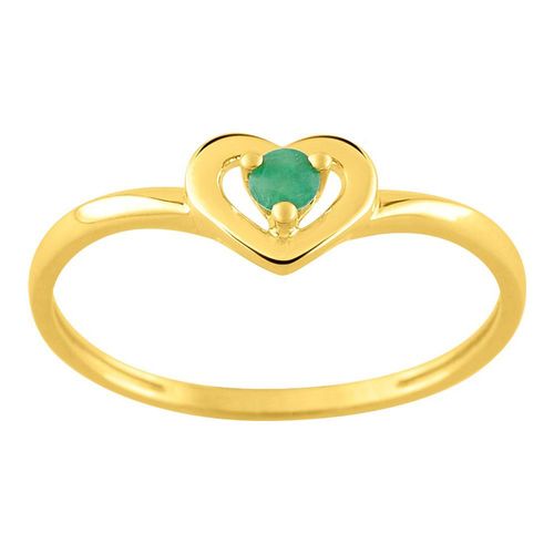Bague Femme - Emeraude - Or 9 Carats
