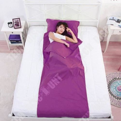 Td® Sac De Couchage Portable 220 X 115 Cm / Drap De Sac De Couchage Idéal Pour Auberges Refuges Voyage Hôtel Camping
