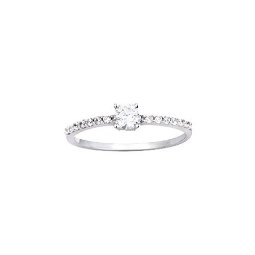 Bague Femme - Oxyde De Zirconium - Or 9 Carats