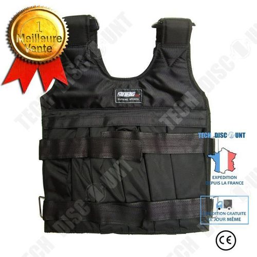 Gilet Lesté / Gilet D'entraînement De Course / Entraînement De Force Et D'endurance / Poids Max : 10 Kg Sans Plomb