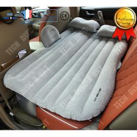 Matelas gonflable d'avion de lit pliant arrière de voiture d'enfants de lit  gonflable de bébé de voyage extérieur, couleur: gris