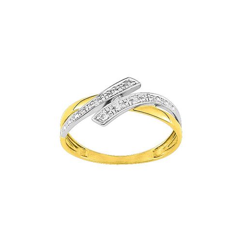 Bague Femme - Oxyde De Zirconium - Or 9 Carats