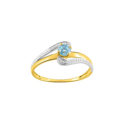 Bague Femme - Topaze - Or 9 Carats