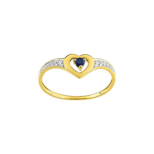 Bague Femme - Saphir - Or 9 Carats