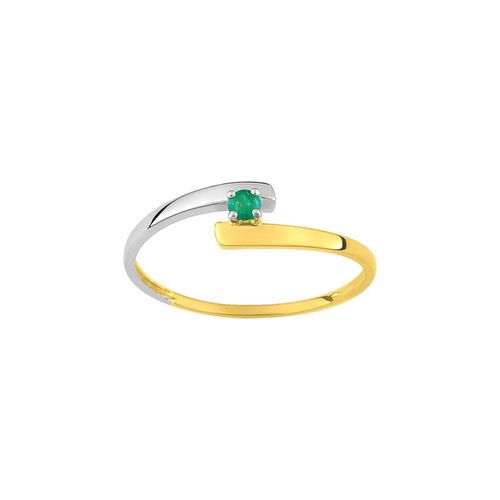 Bague Femme - Émeraude - Or 9 Carats