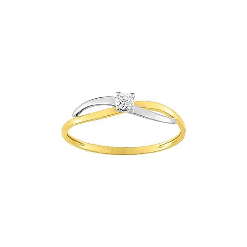 Bague Femme - Oxyde De Zirconium - Or 9 Carats