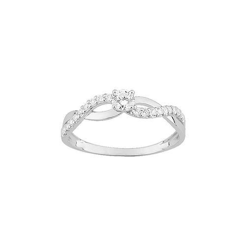 Bague Femme - Oxyde De Zirconium - Or 9 Carats