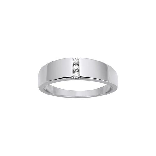 Bague Femme - Or 18 Carats - Diamant 0,06 Carats
