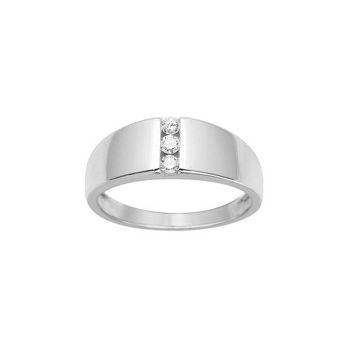 Bague Femme - Or 18 Carats - Diamant 0,12 Carats