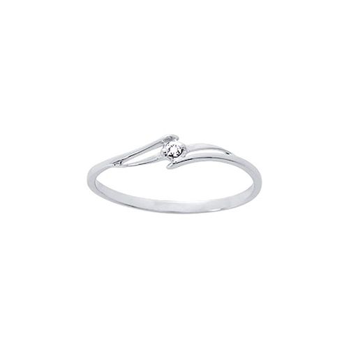 Bague Femme - Or 18 Carats - Diamant 0,02 Carats