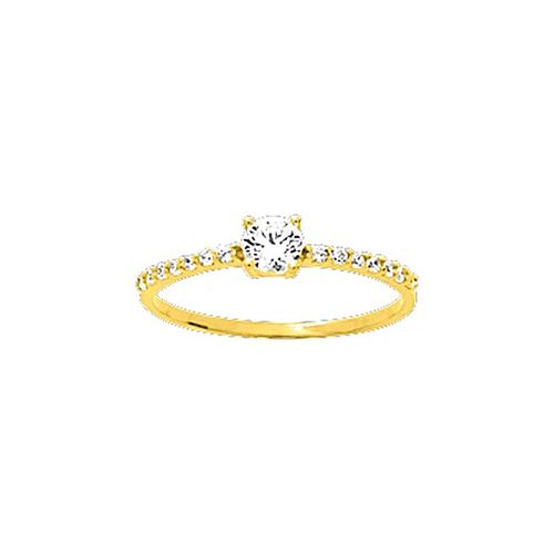 Bague Femme - Oxyde De Zirconium - Or 18 Carats