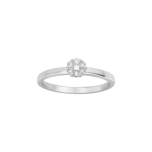 Bague Femme - Or 18 Carats - Diamant 0,15 Carats