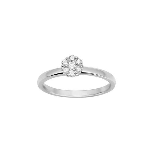 Bague Femme - Or 18 Carats - Diamant 0,2 Carats