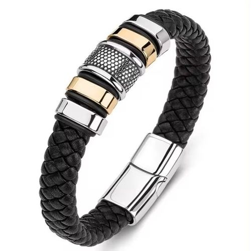 Bracelet Homme, Bracelet Cuir Homme, Bracelet Acier Inoxydable, Bracelet Homme Acier, Bracelet Homme Acier Inoxydable, Bracelets Pour Homme.