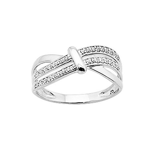 Bague Femme - Oxyde De Zirconium - Or 18 Carats
