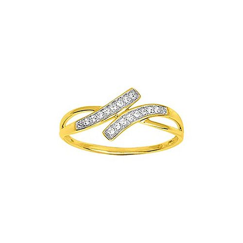 Bague Femme - Oxyde De Zirconium - Or 18 Carats