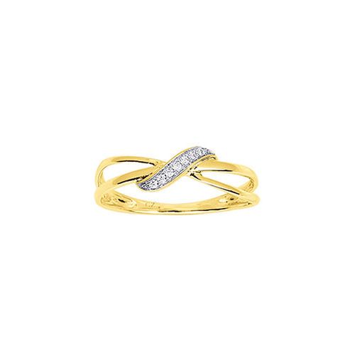 Bague Femme - Oxyde De Zirconium - Or 18 Carats
