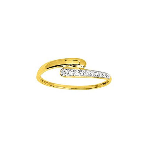 Bague Femme - Oxyde De Zirconium - Or 18 Carats