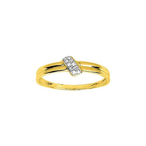 Bague Femme - Oxyde De Zirconium - Or 18 Carats