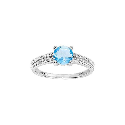 Bague Femme - Topaze - Or 18 Carats