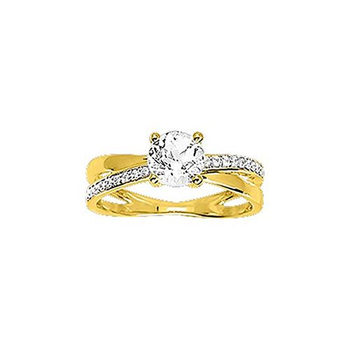 Bague Femme - Oxyde De Zirconium - Or 18 Carats